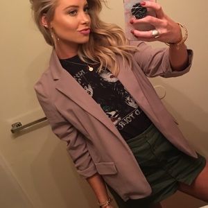 Purple blazer